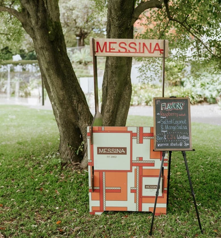 Small gelato stand